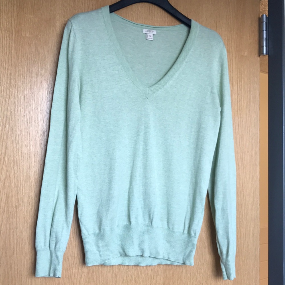J.Crew Factory Minty Green Sweater Size M